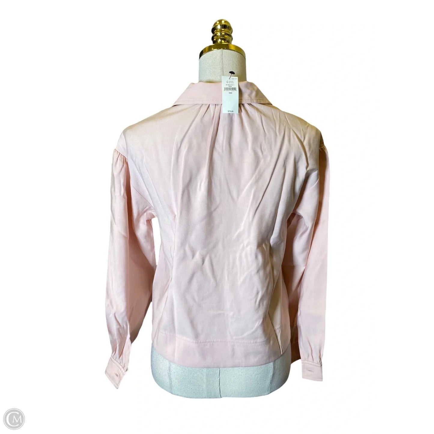 Top Long Sleeve By Banana Republic In Pink, Size: Xxs