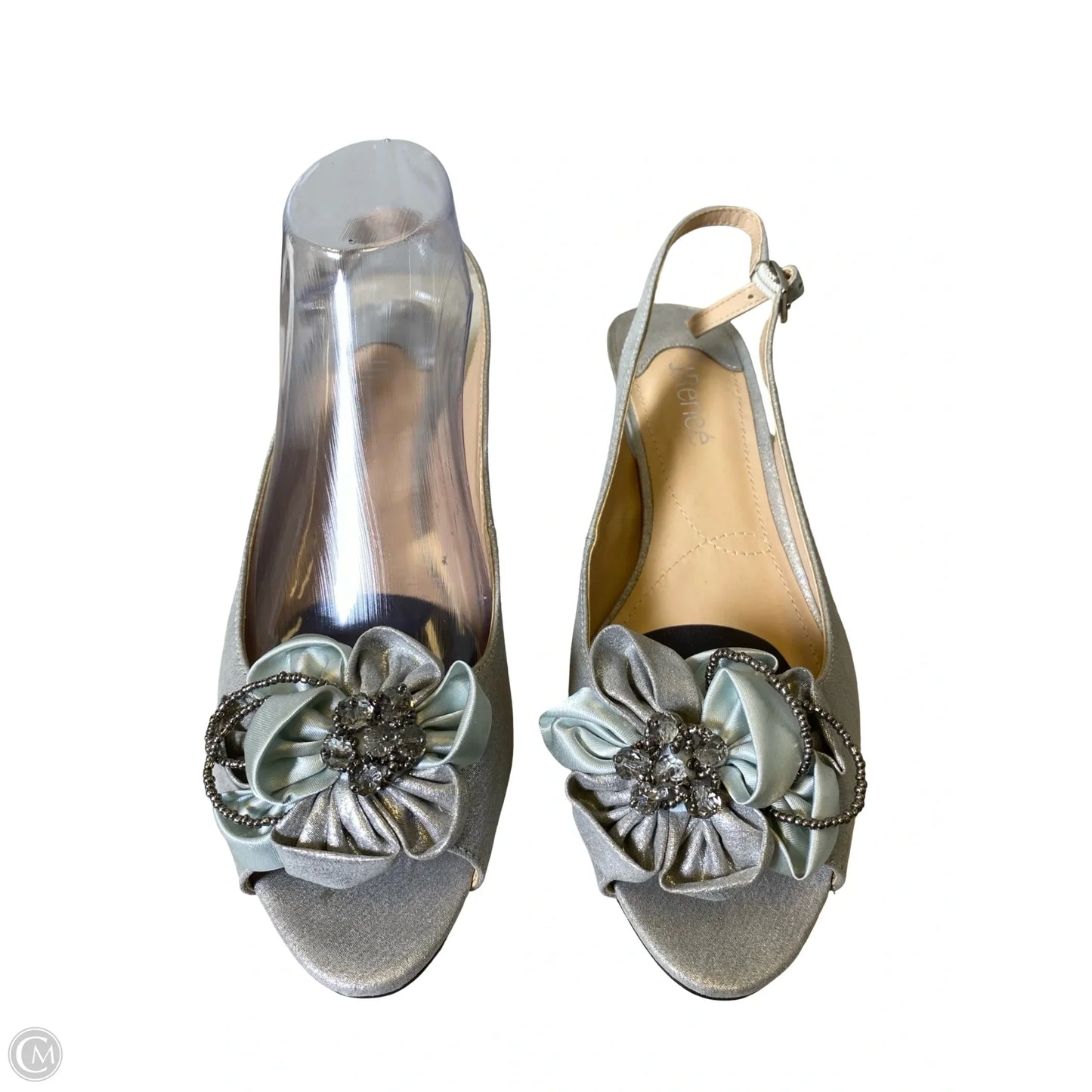 Shoes Heels Stiletto By Clothes Mentor In Silver, Size: 10