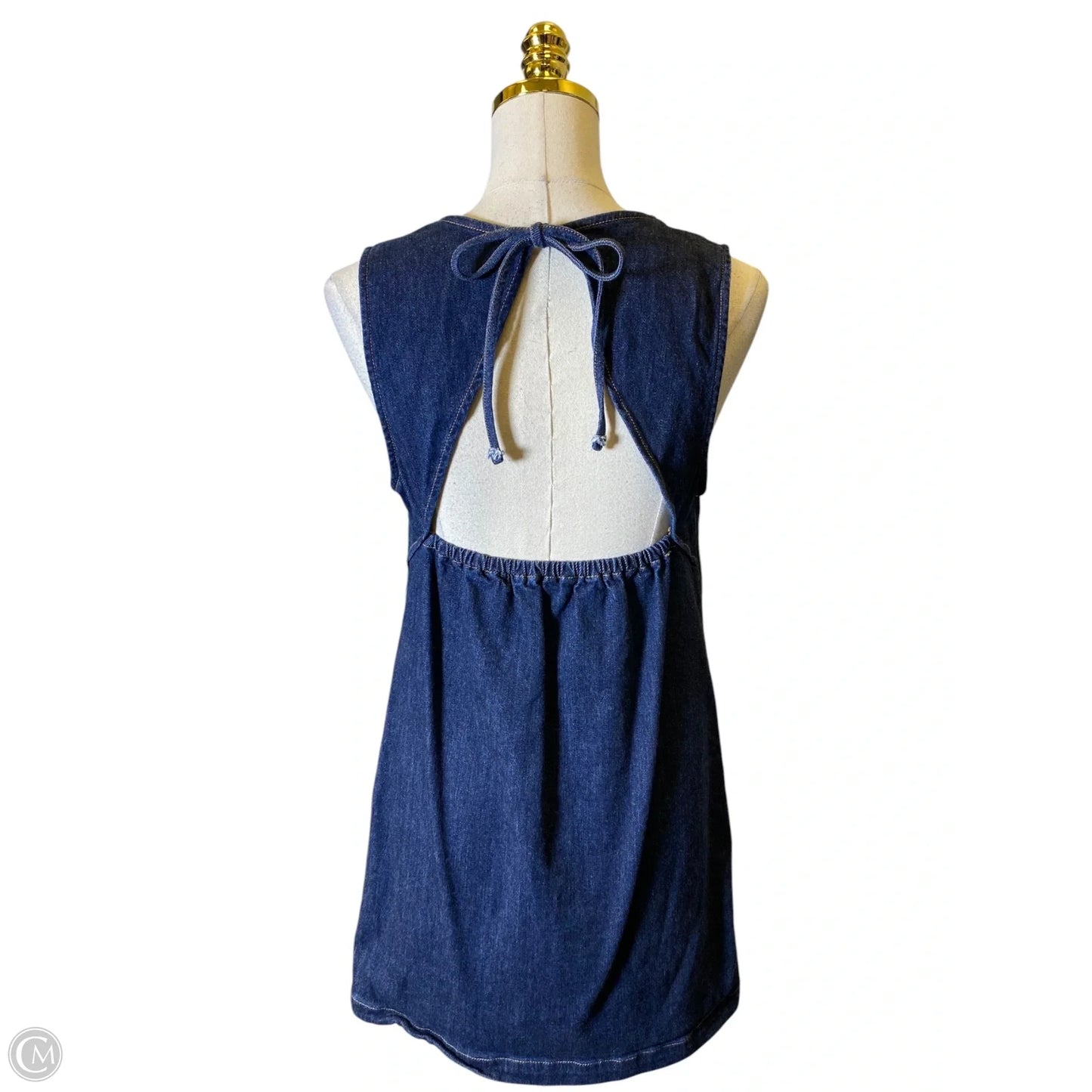 Dress Casual Short By American Eagle In Blue Denim, Size: M