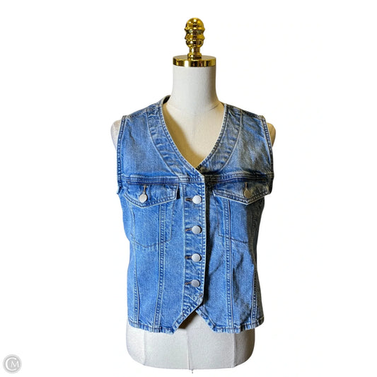 Vest Other By Universal Thread In Blue Denim, Size: M