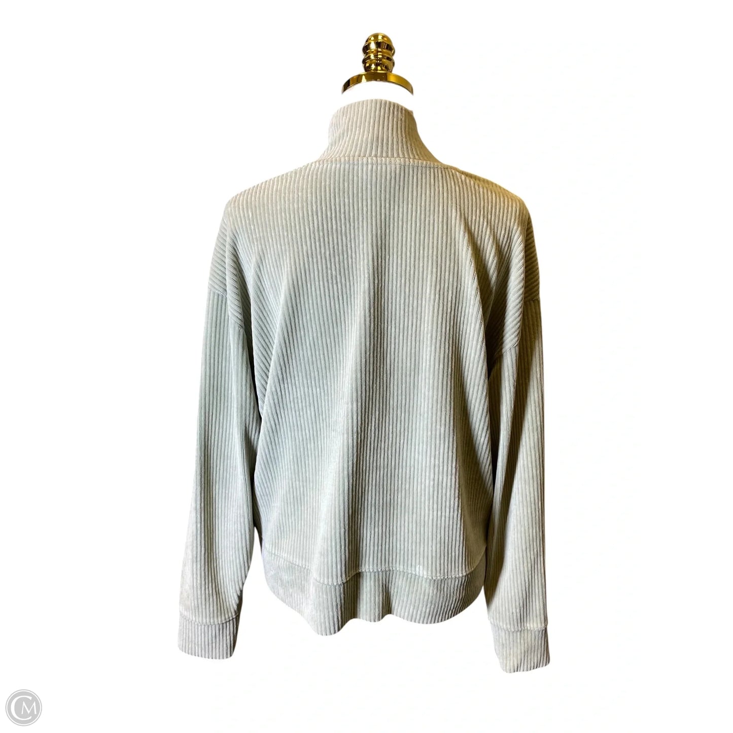 Sweatshirt Collar By Top Shop In Green, Size: S