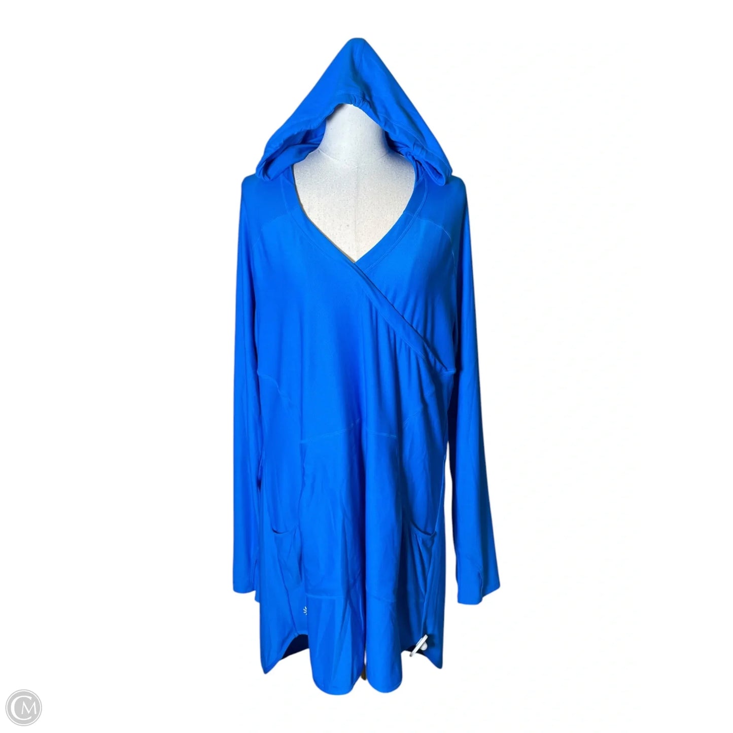 Athletic Sweatshirt Hoodie By Athleta In Blue, Size: 1x