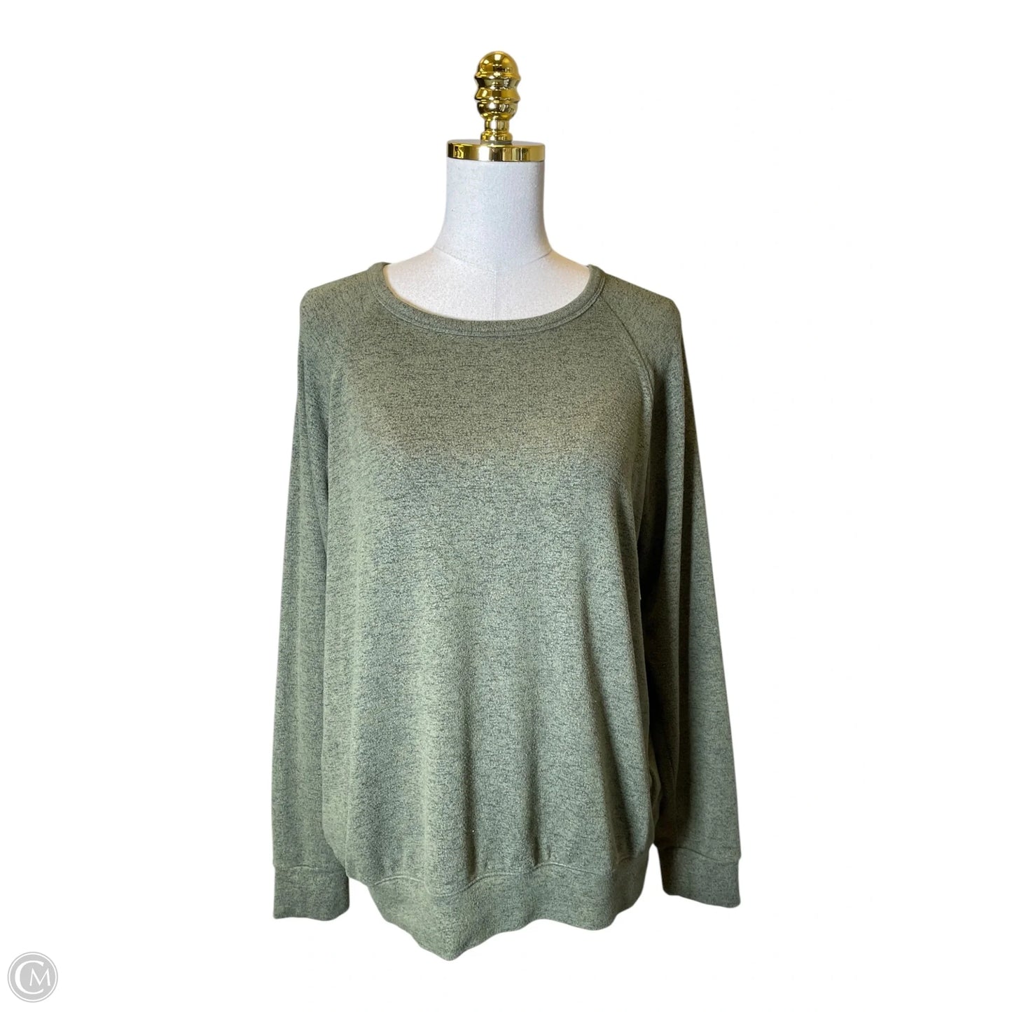 Sweatshirt Crewneck By Buffalo David Bitton In Green, Size: M