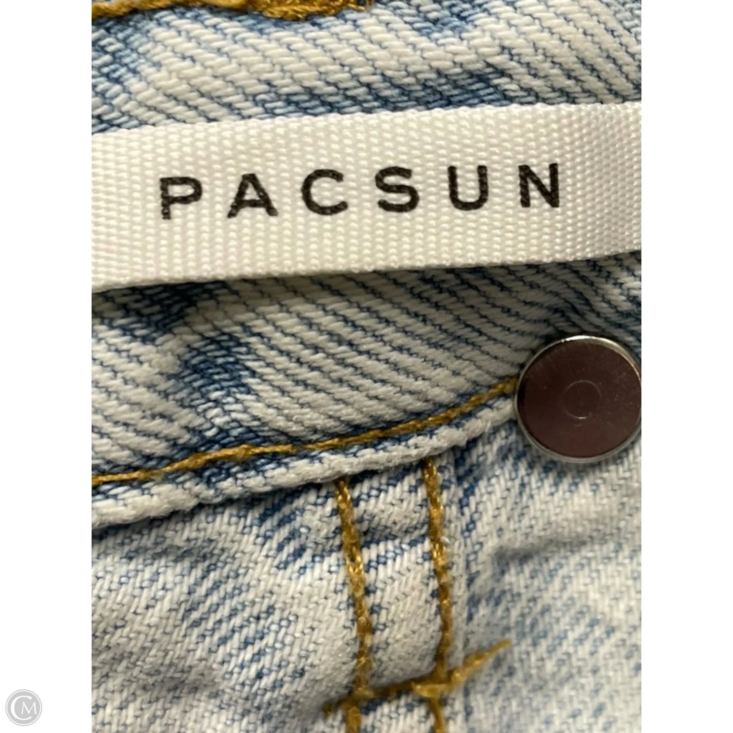 Jeans Straight By Pacsun In Blue Denim, Size: 8