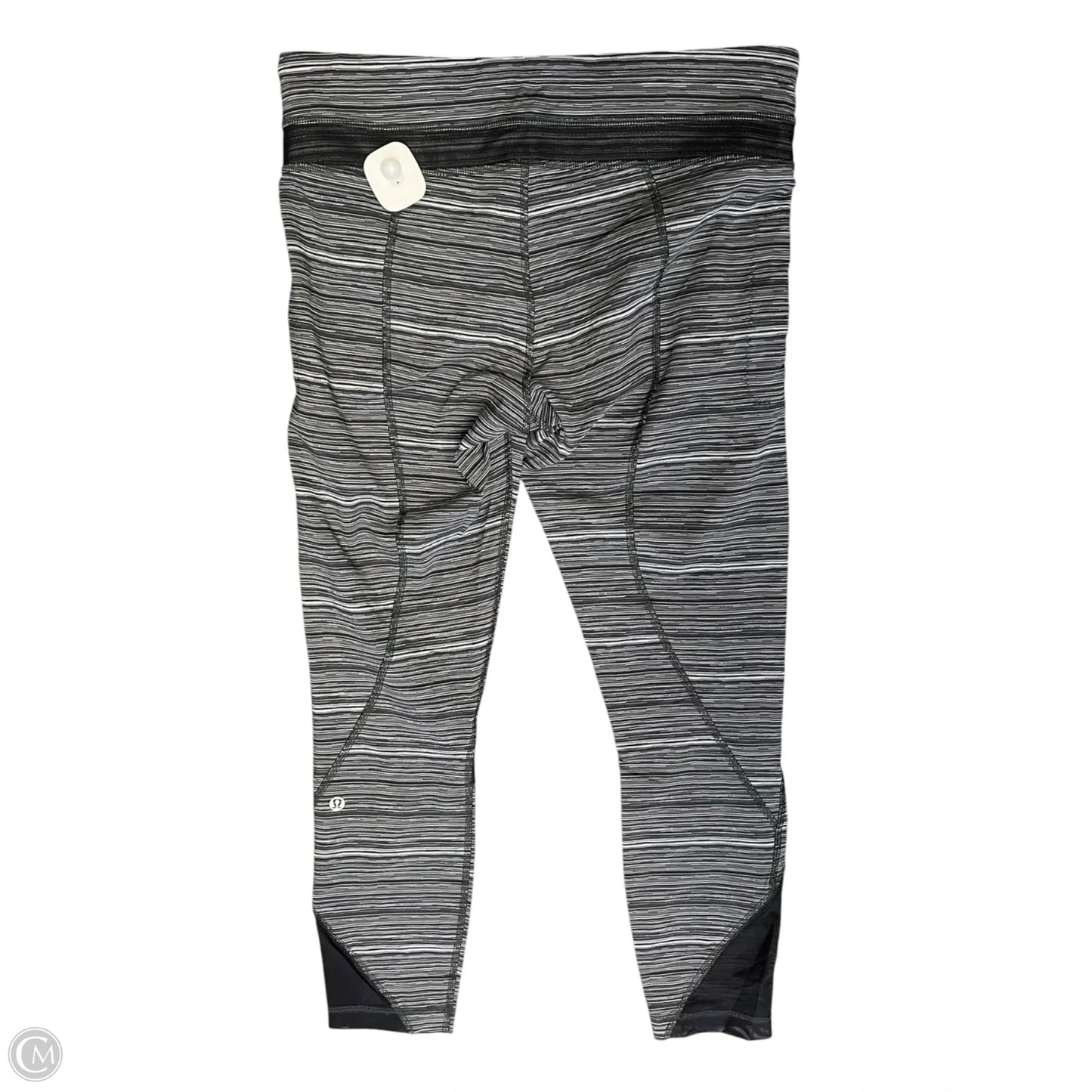 Athletic Leggings By Lululemon In Black & White, Size: 10