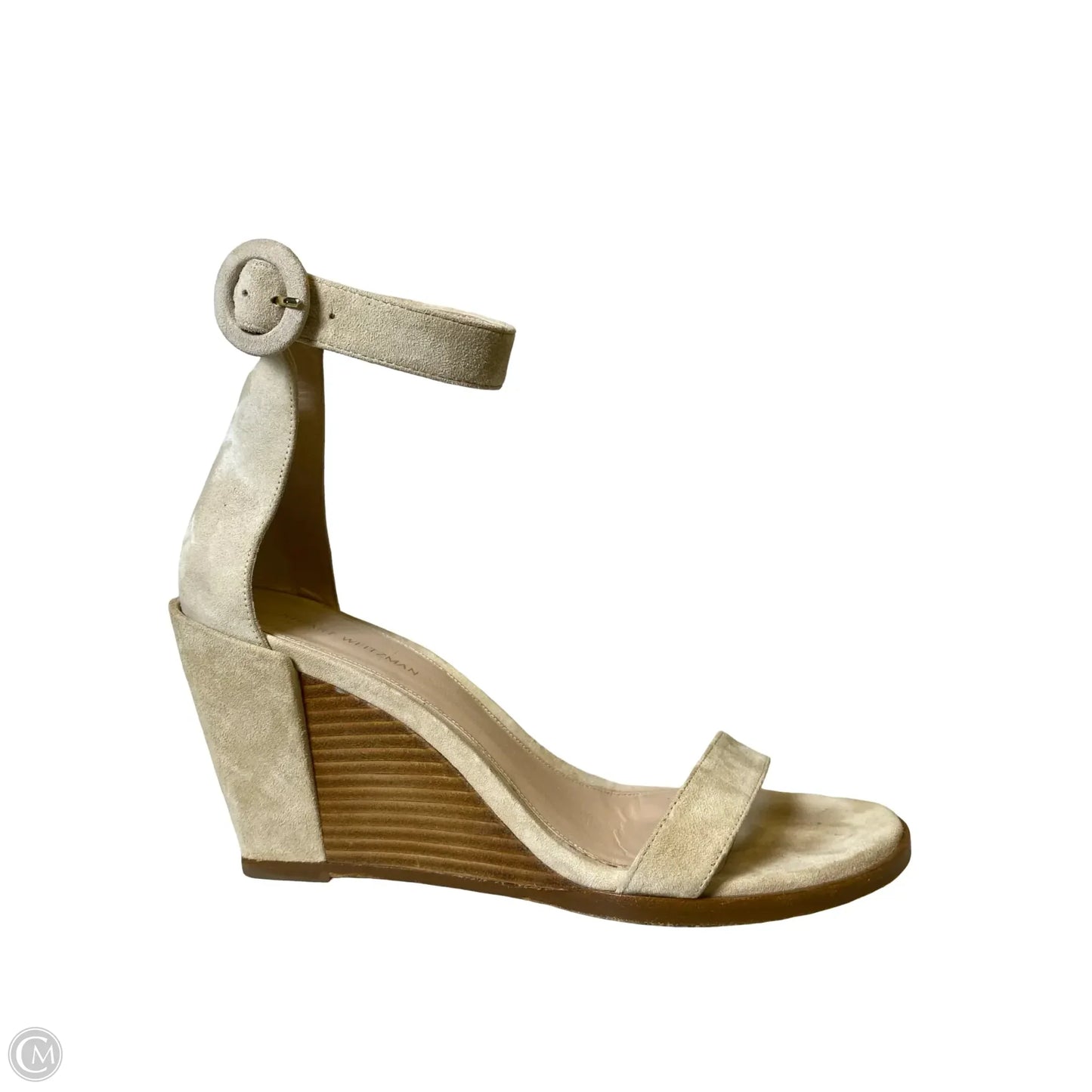 Shoes Designer By Stuart Weitzman In Beige, Size: 7.5