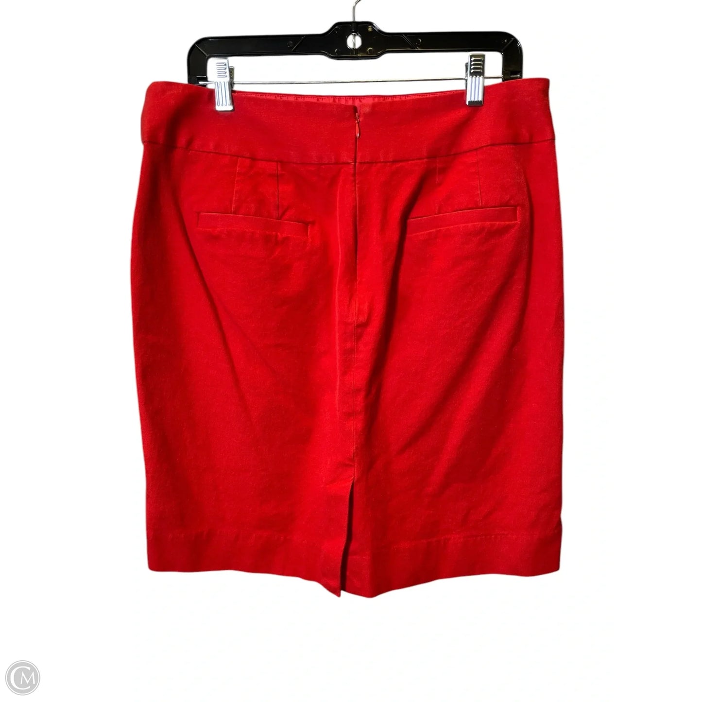 Skirt Midi By Banana Republic In Red, Size: Xl