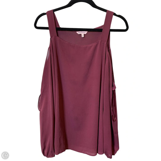 Top Long Sleeve By Juicy Couture In Maroon, Size: Xl