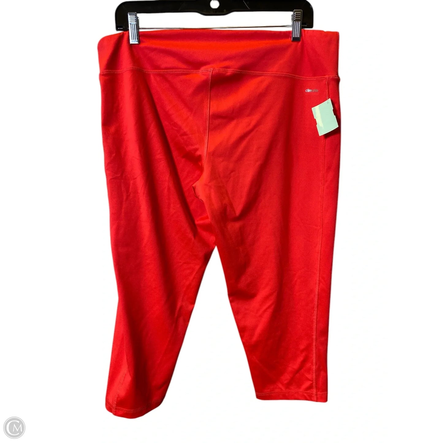 Athletic Capris By Adidas In Pink, Size: Xl