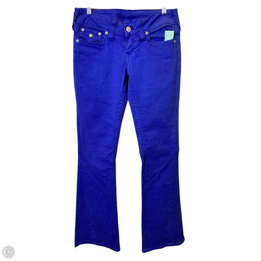Jeans Flared By True Religion In Blue, Size: 8