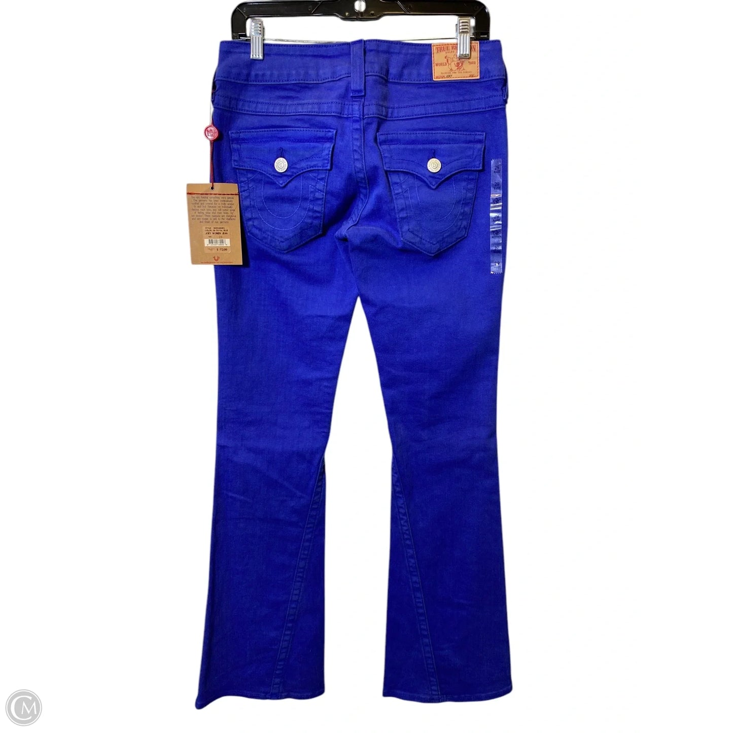 Jeans Flared By True Religion In Blue, Size: 8