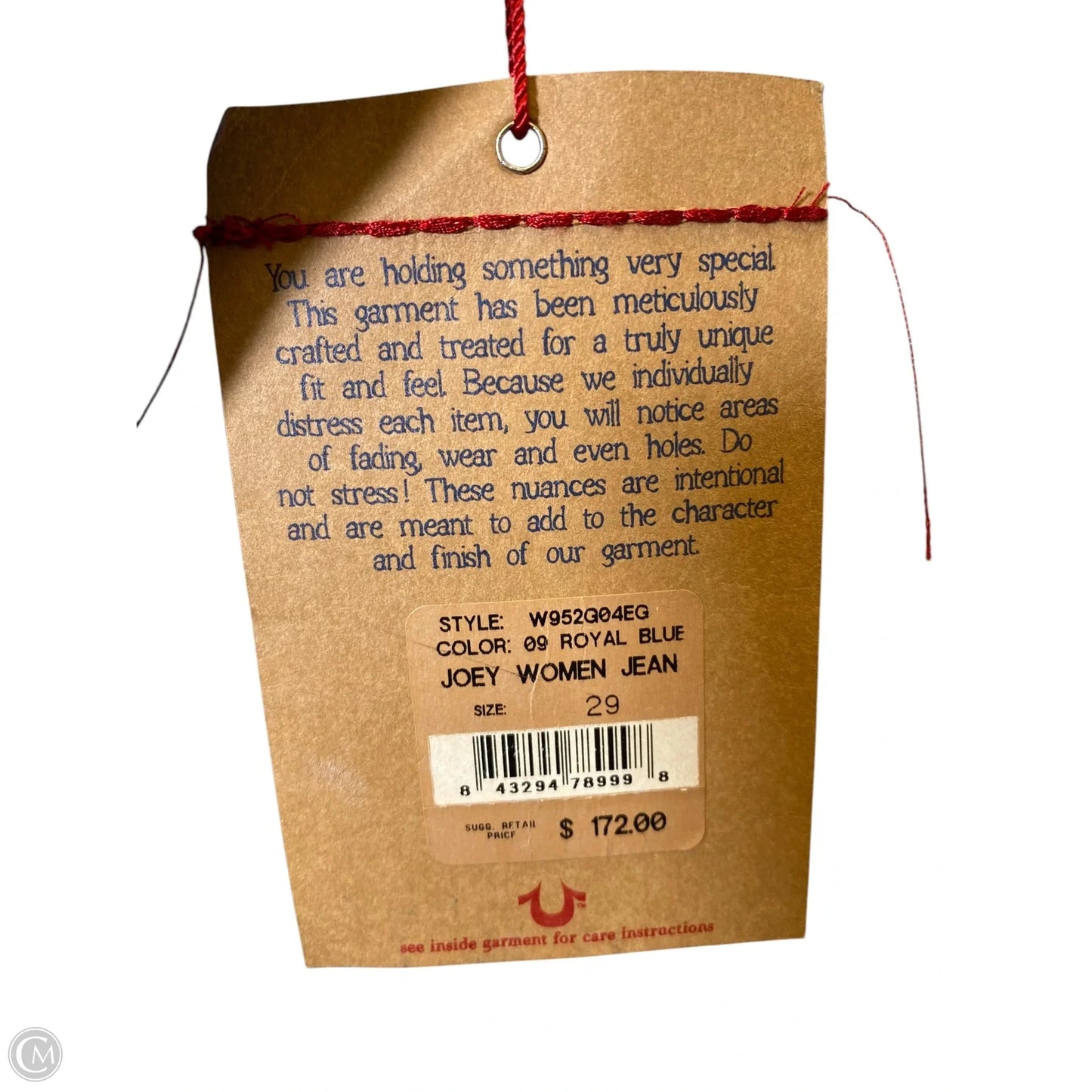 Jeans Flared By True Religion In Blue, Size: 8