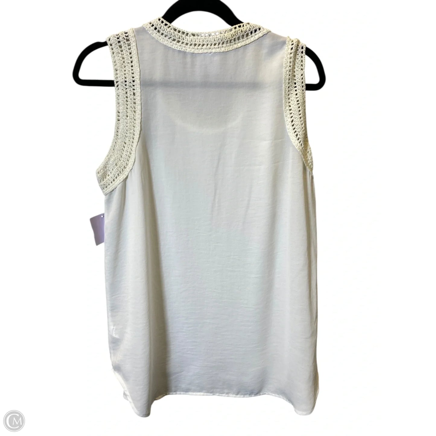 Top Sleeveless By Cabi In Cream, Size: M
