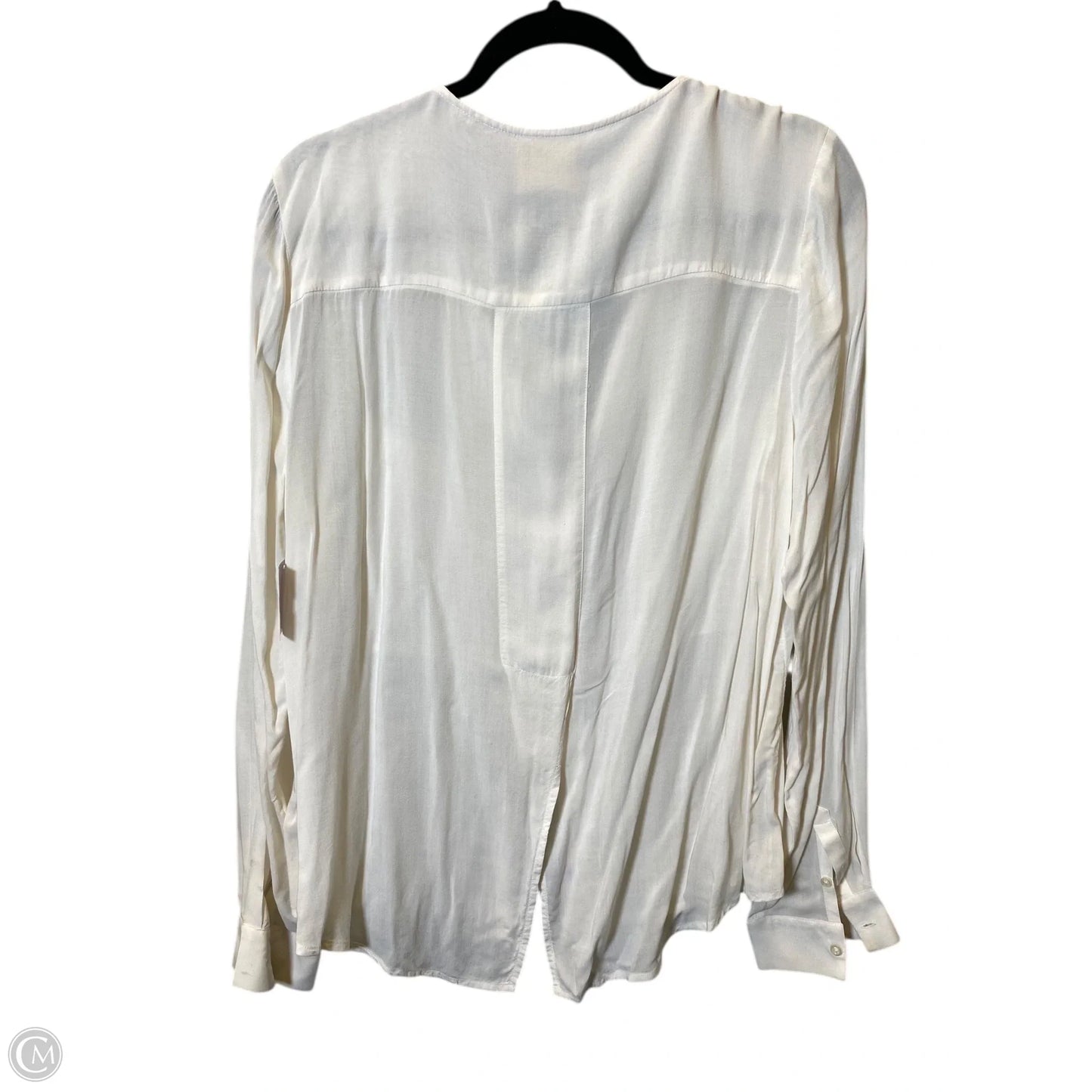 Top Long Sleeve By Maeve In Cream, Size: L