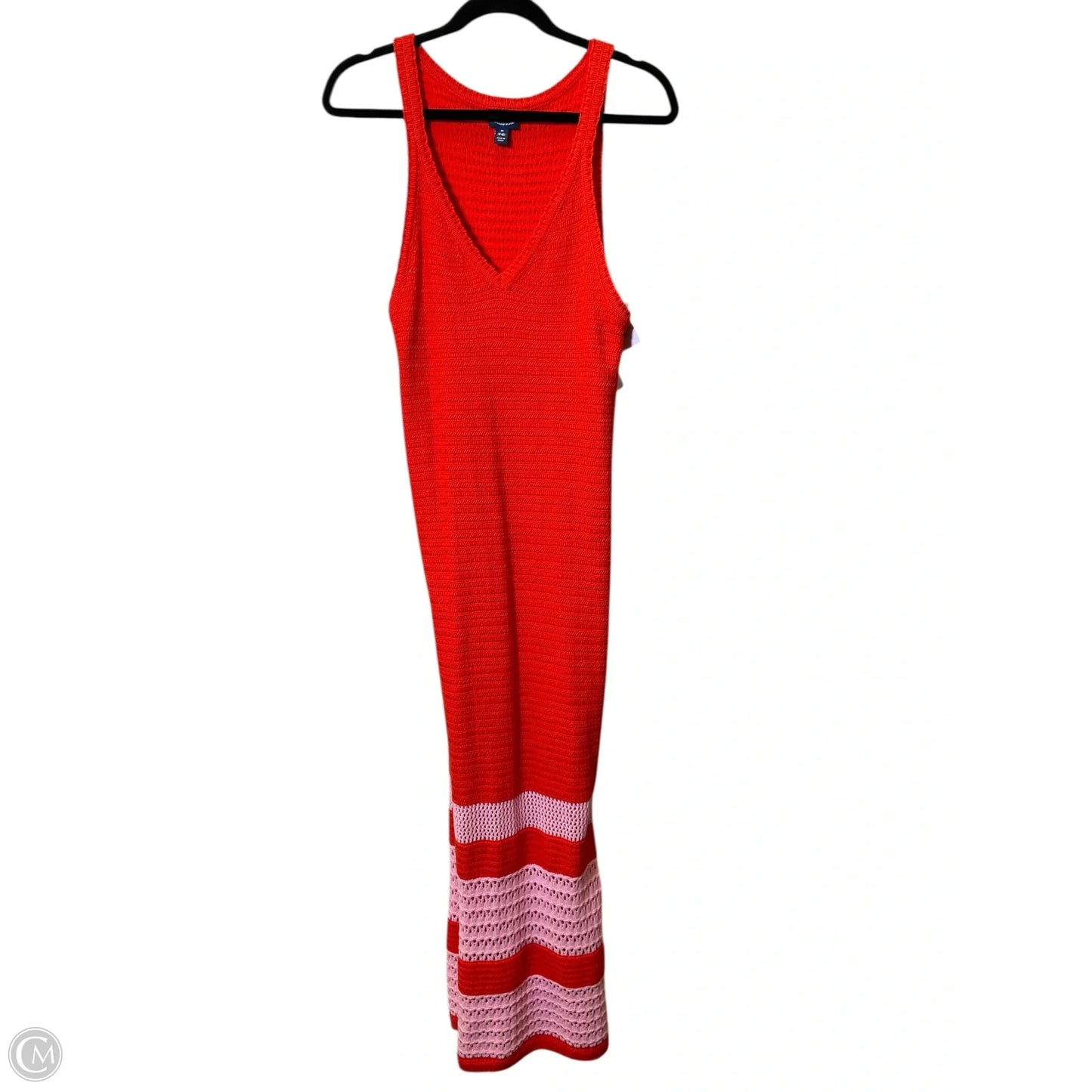 Dress Set 2pc By Scoop In Orange & Pink, Size: M