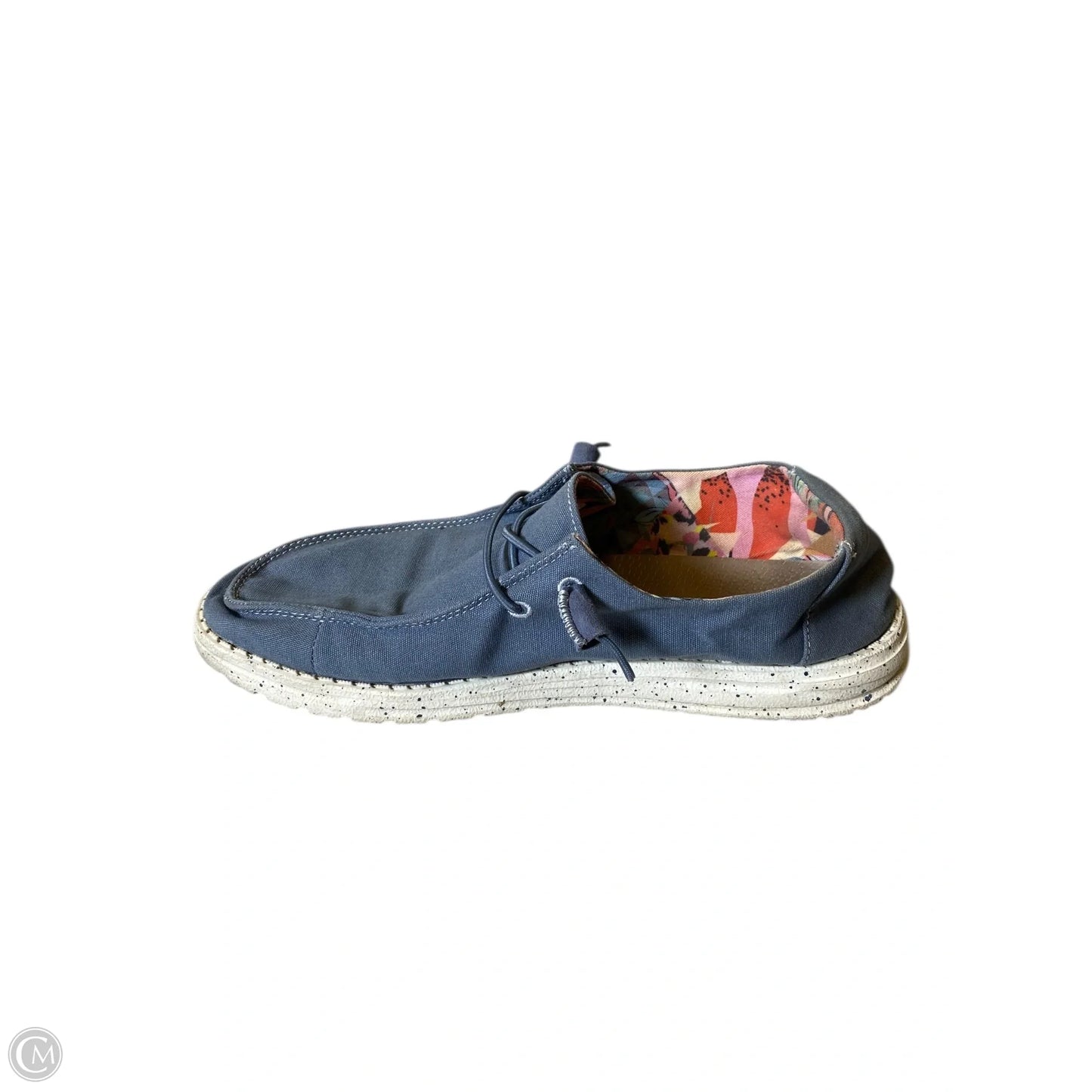 Shoes Flats By Hey Dude In Grey, Size: 10