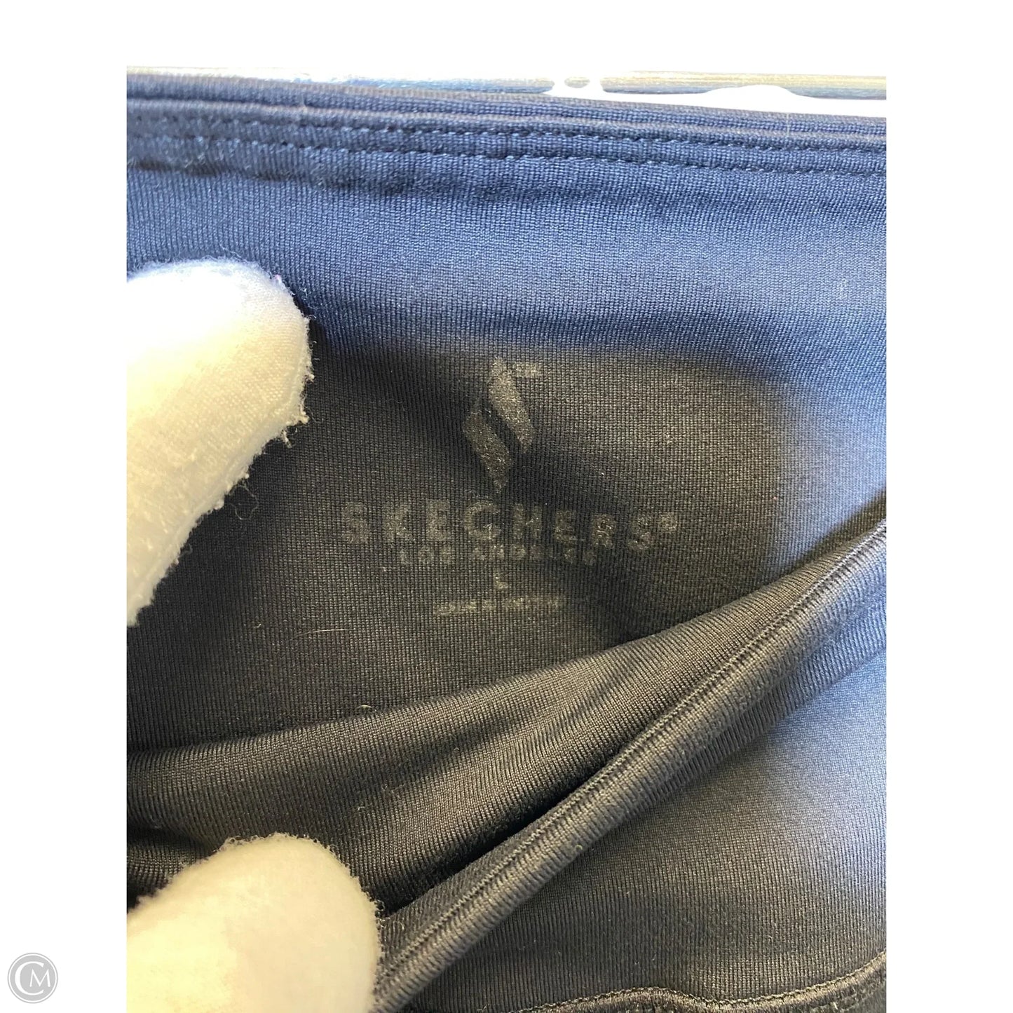 Athletic Leggings By Skechers In Black, Size: L