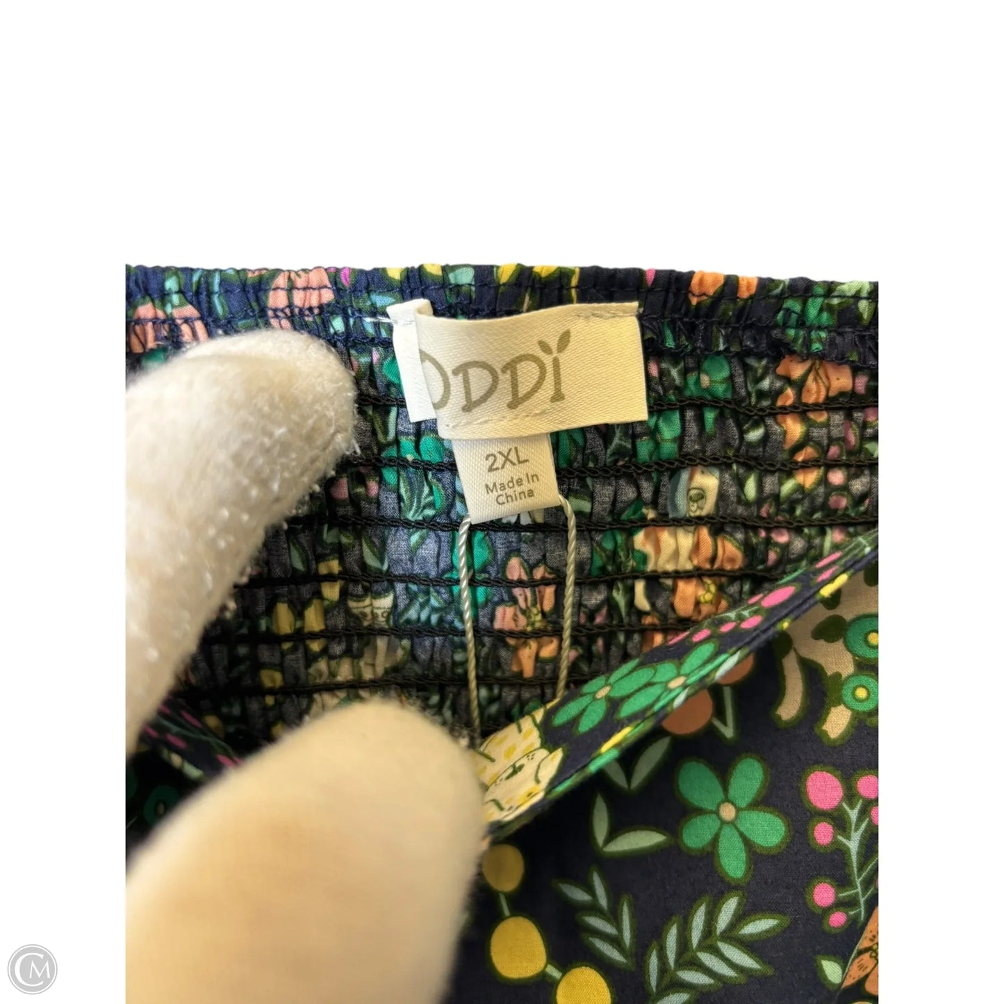 Top Short Sleeve By Oddi In Multi-colored, Size: 2XL