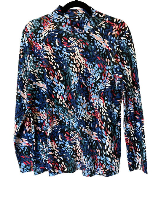 Top Long Sleeve By Karen Scott In Multi-colored, Size: Xl