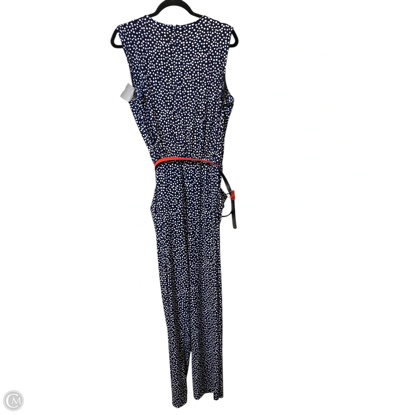 Jumpsuit By Nine West In Blue & White, Size: 16