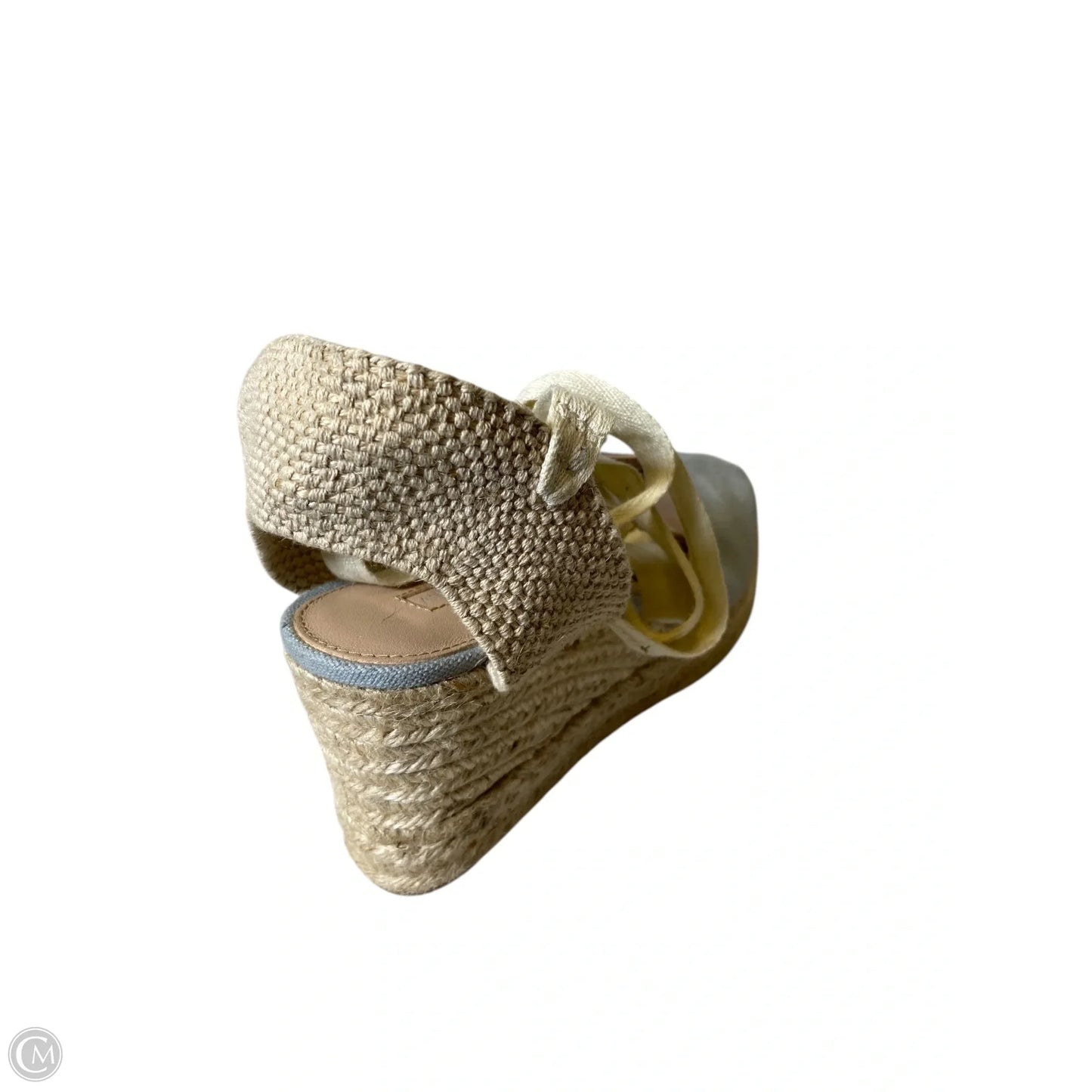 Shoes Heels Wedge By Antonio Melani In Blue & Cream, Size: 9