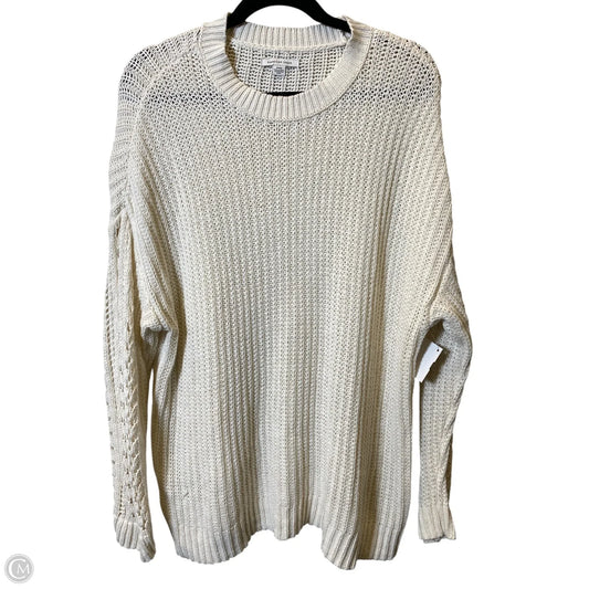 Sweater By American Eagle In Cream, Size: S