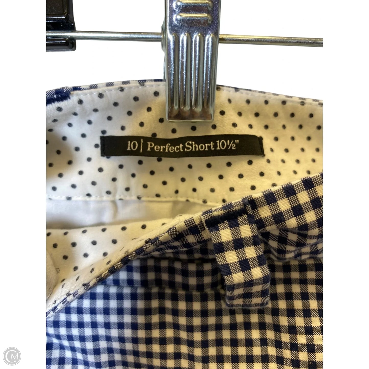 Shorts By Talbots In Checkered Pattern, Size: 10