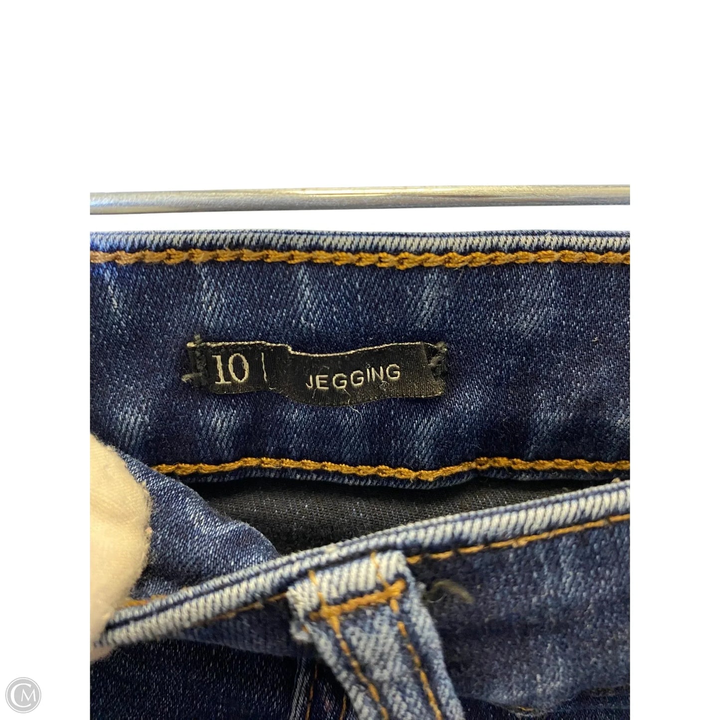 Jeans Skinny By Talbots In Blue Denim, Size: 10