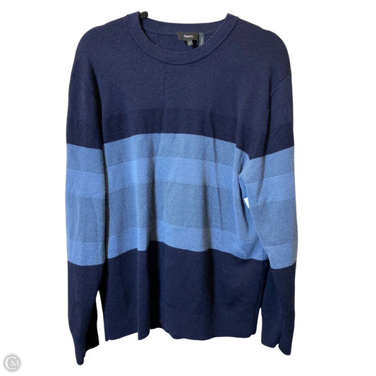 Sweater By Theory In Blue, Size: Xl