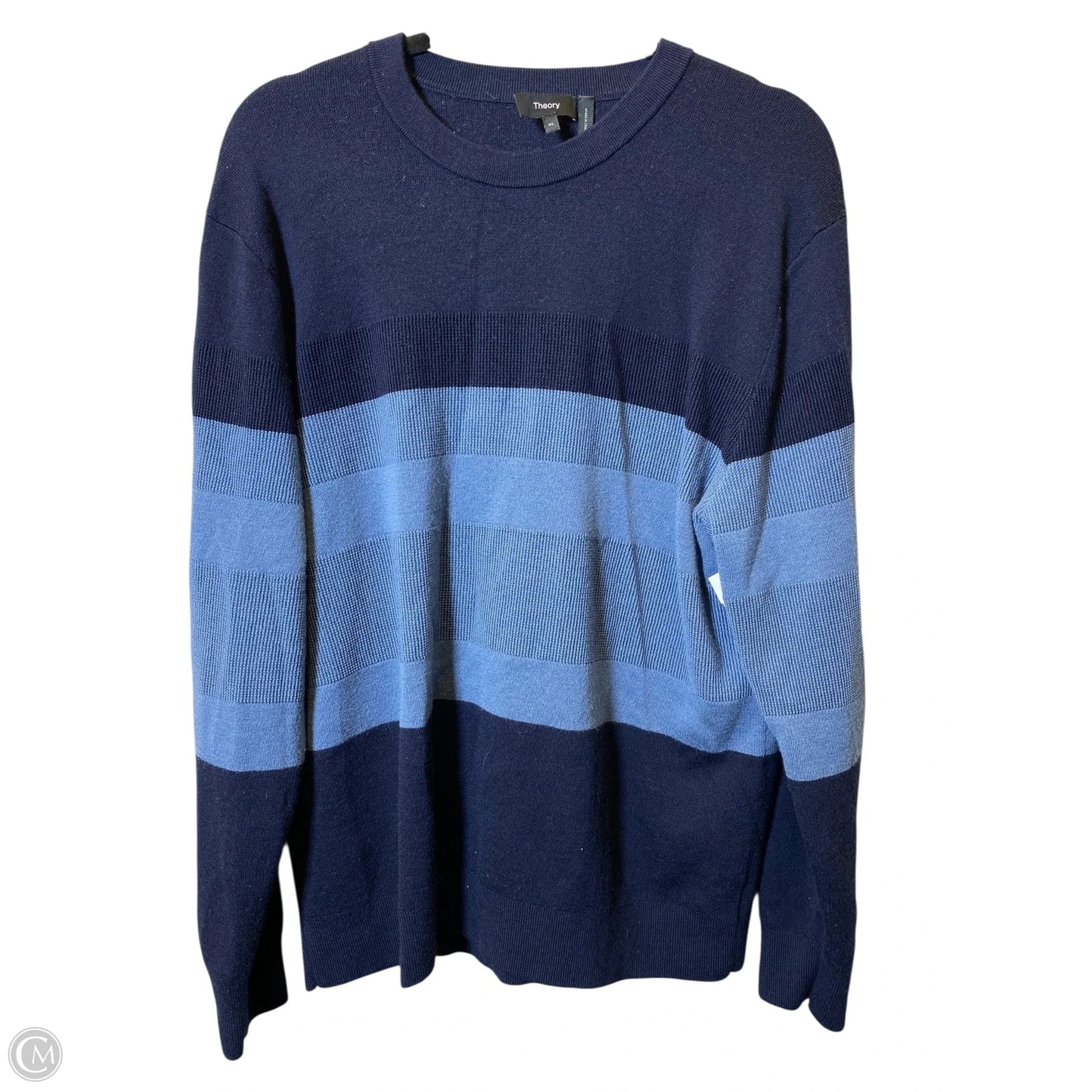 Sweater By Theory In Blue, Size: Xl