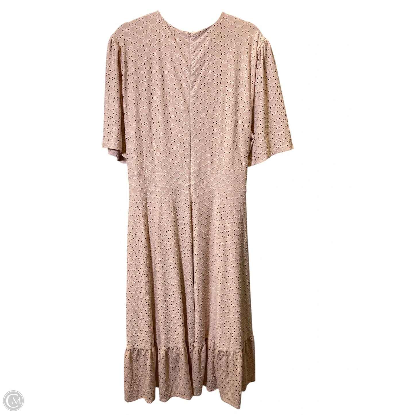 Dress Casual Maxi By London Times In Peach, Size: 24W