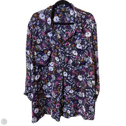 Tunic Long Sleeve By Lane Bryant In Multi-colored, Size: 3x