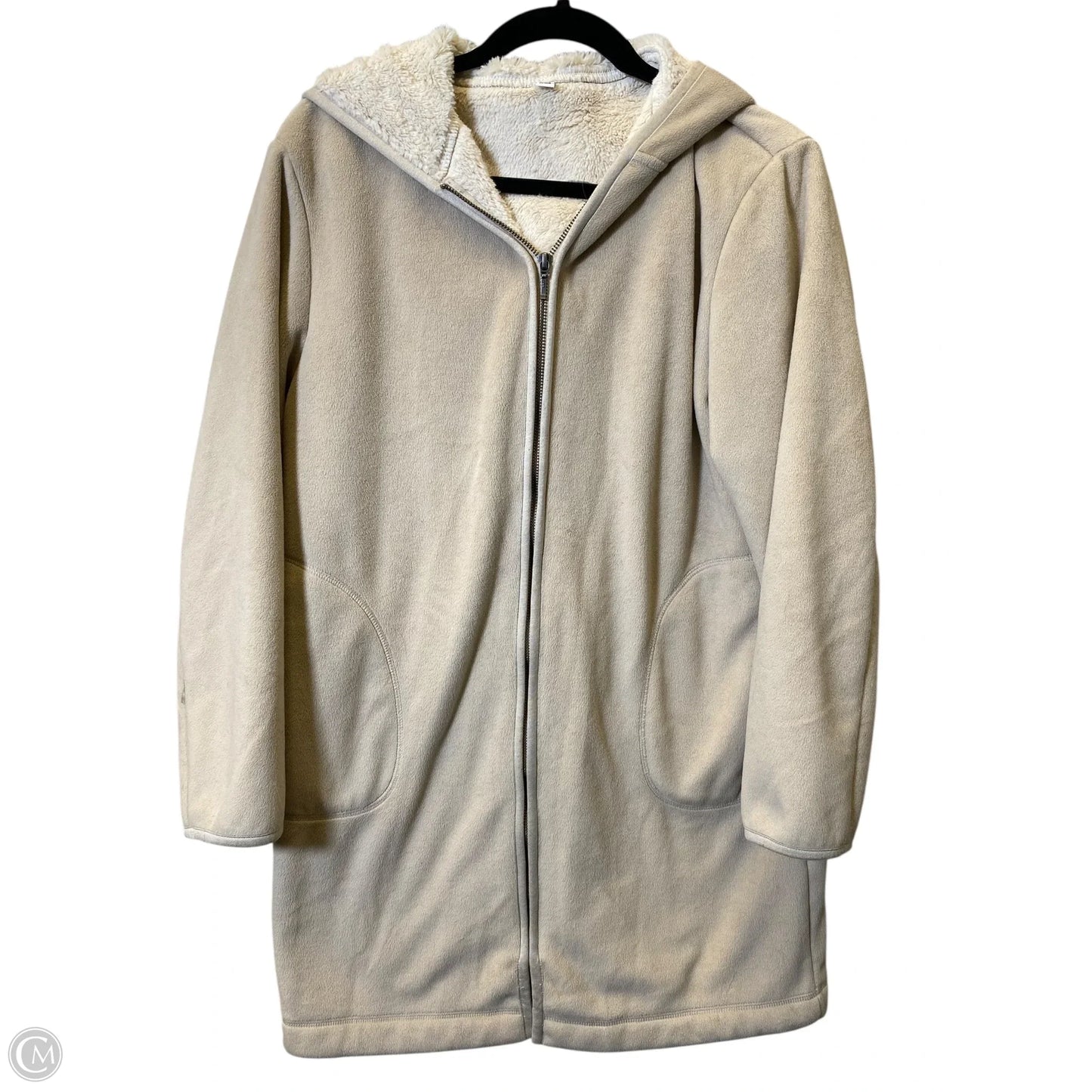 Jacket Faux Fur & Sherpa By Uniqlo In Tan, Size: L