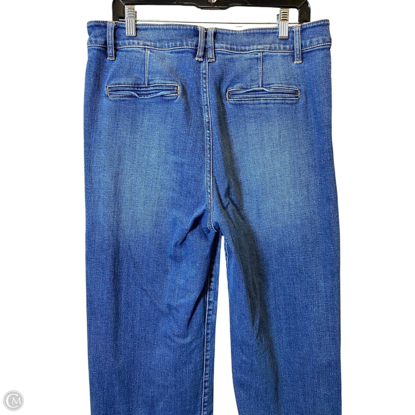 Jeans Wide Leg By Kancan In Blue Denim, Size: 14