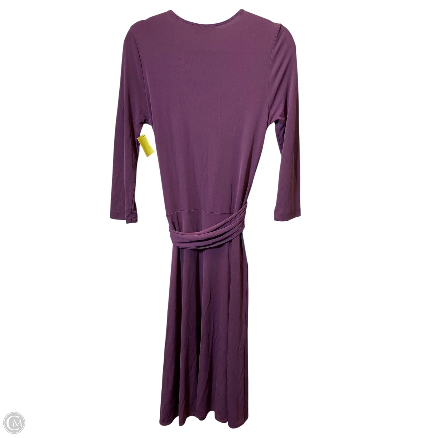 Dress Casual Midi By Bcbgmaxazria In Purple, Size: M