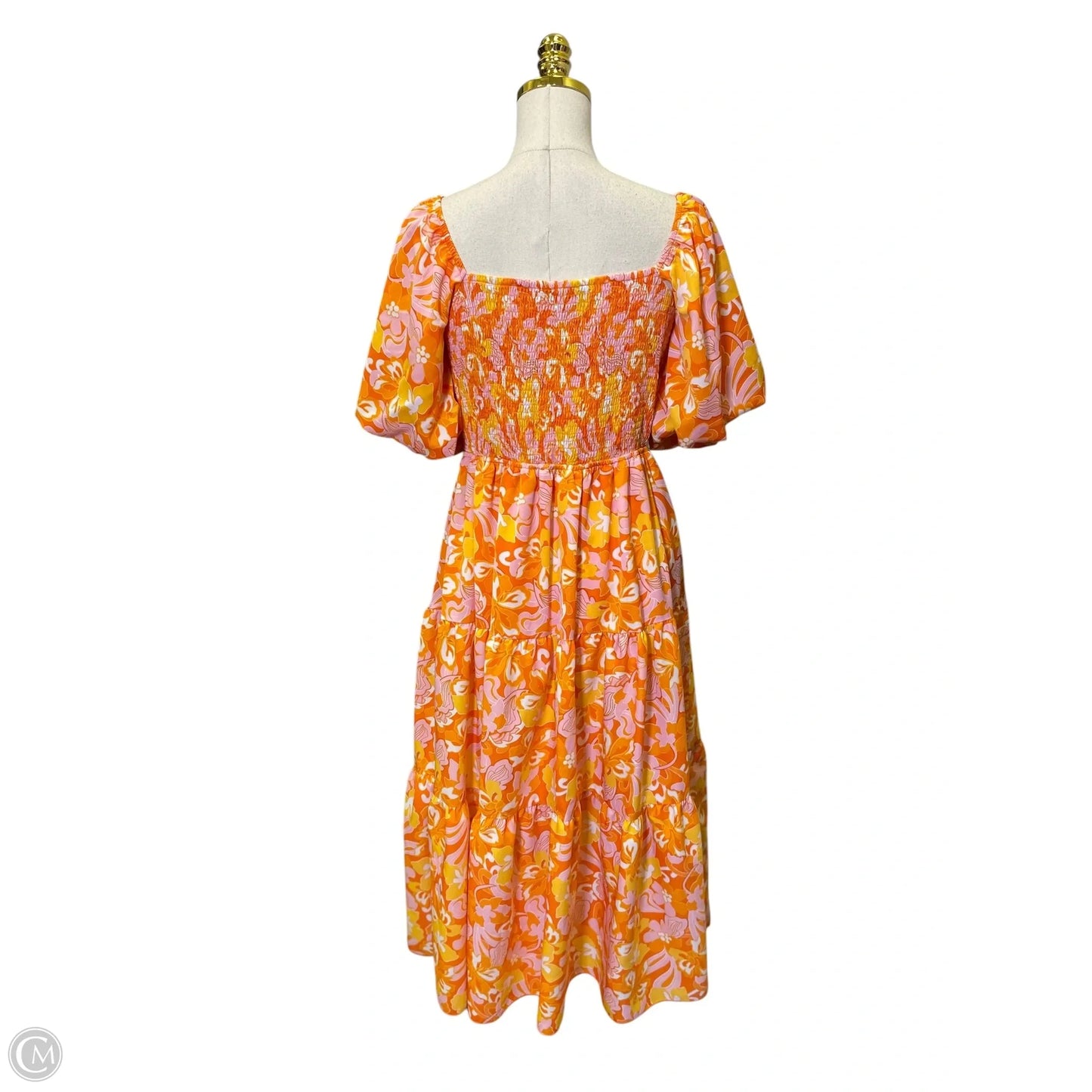 Dress Casual Maxi By Btfbm In Orange, Size: L