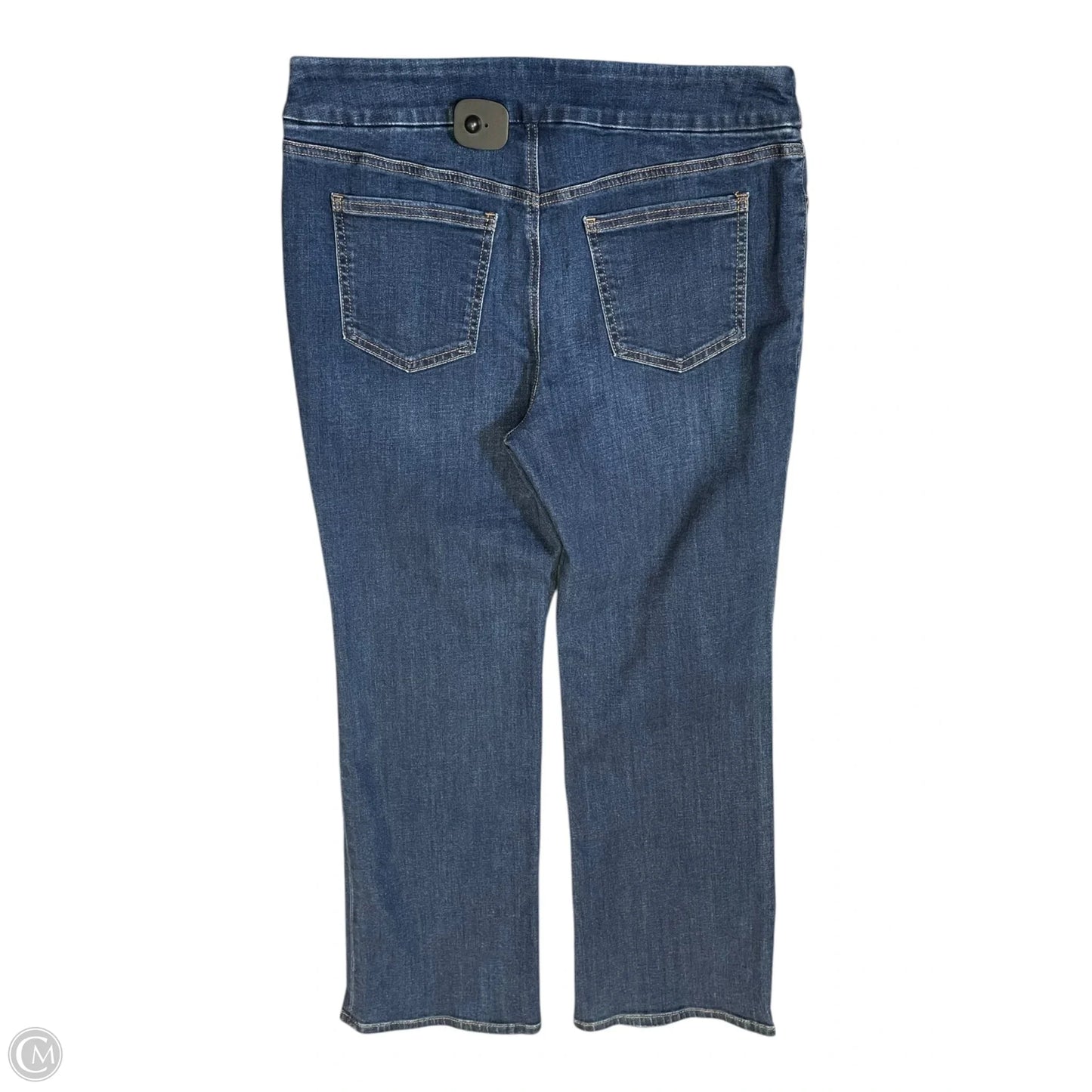 Jeans Wide Leg By Chicos In Blue Denim, Size: 10