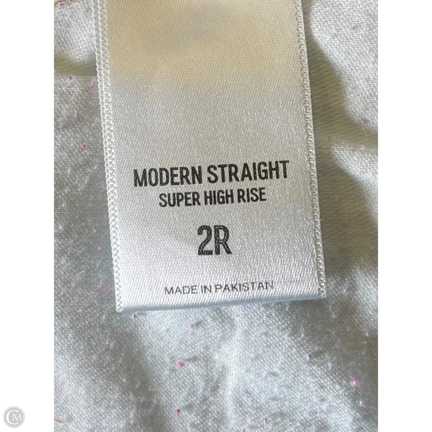 Jeans Straight By Express In Blue Denim, Size: 2