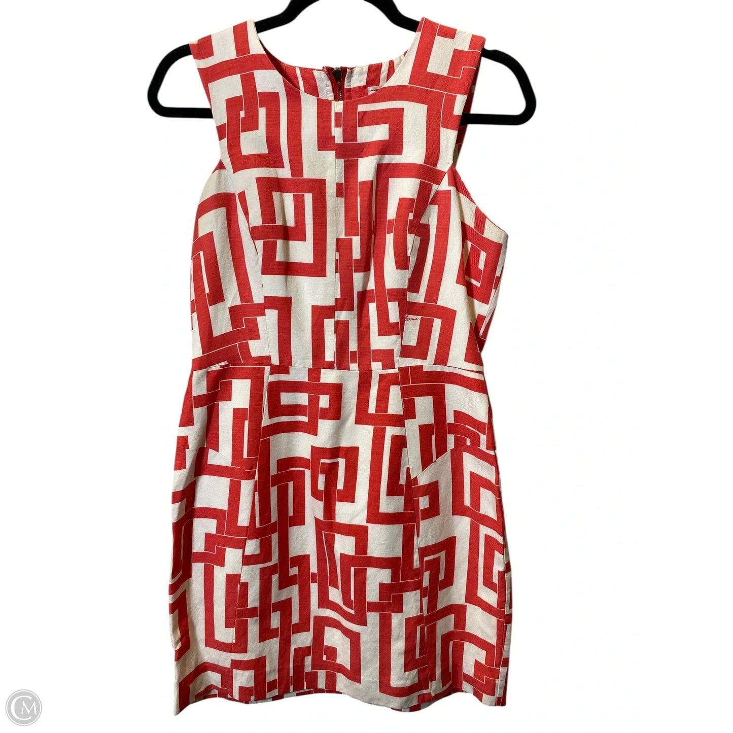 Dress Designer By Milly In Pink & White, Size: 8