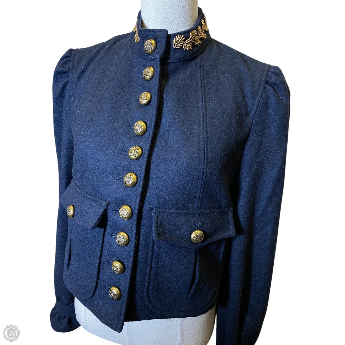 Jacket Moto By Free People In Navy, Size: Xs