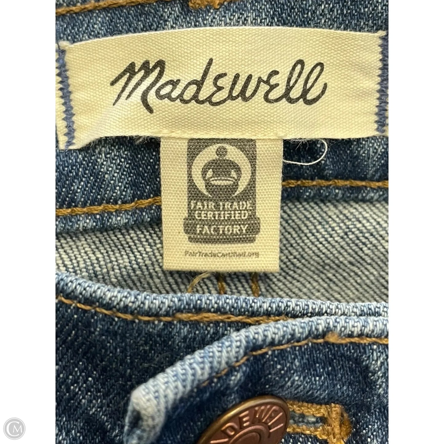 Jeans Skinny By Madewell In Blue Denim, Size: 2