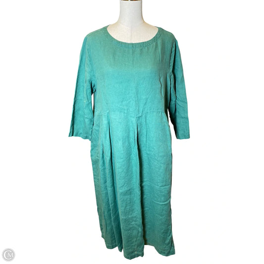 Dress Casual Midi By Clothes Mentor In Green, Size: Xl