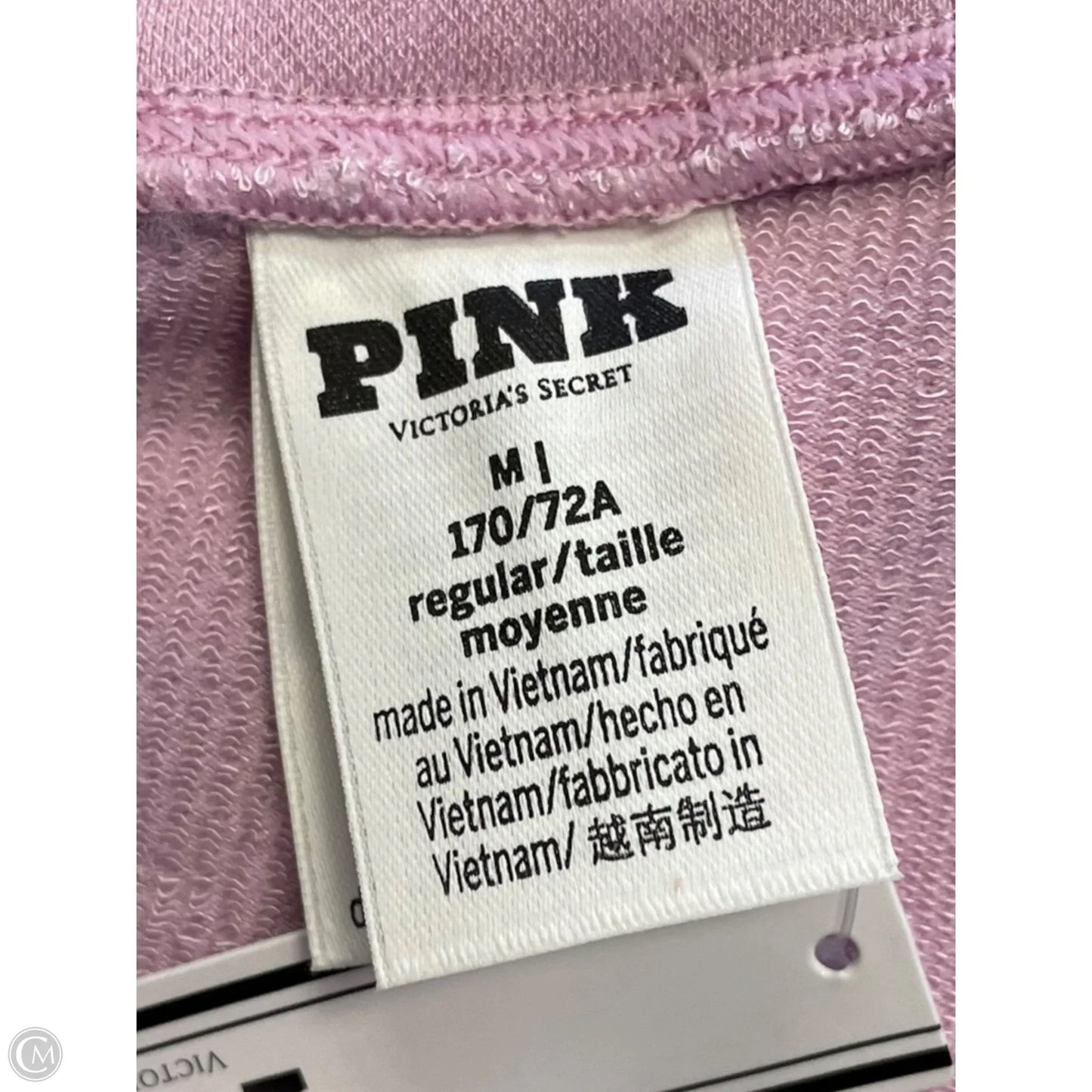 Athletic Leggings By Pink In Pink, Size: M