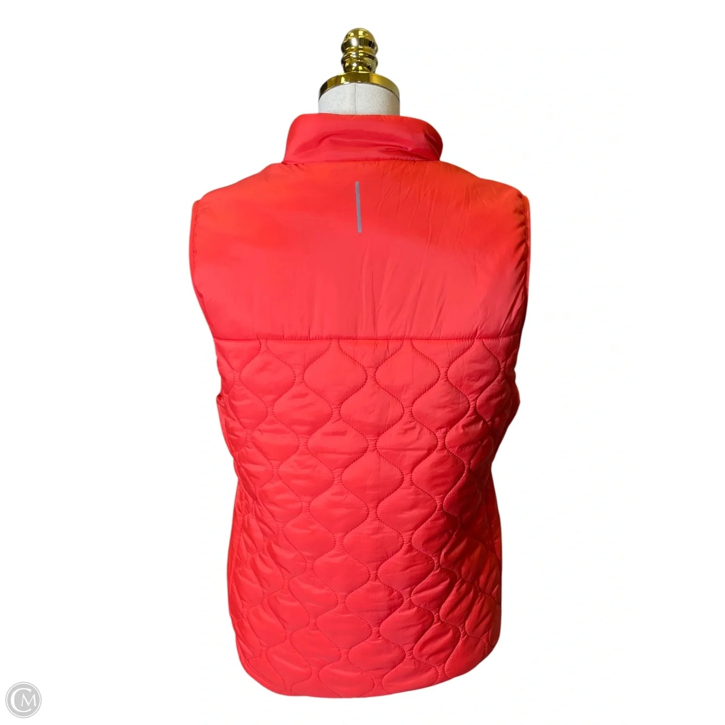 Vest Faux Fur & Sherpa By Asics In Orange, Size: L