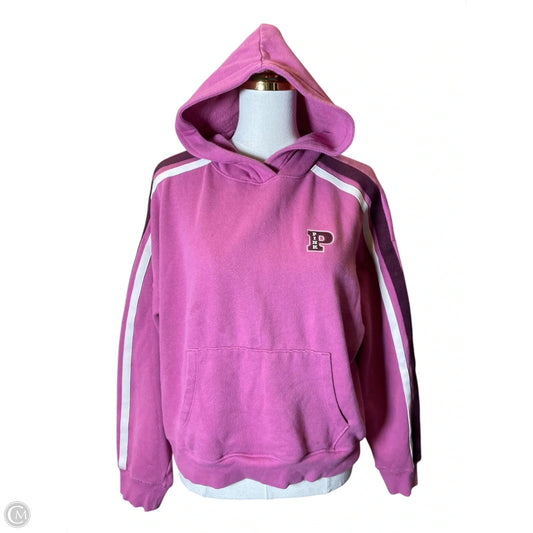 Sweatshirt Hoodie By Pink In Pink, Size: M
