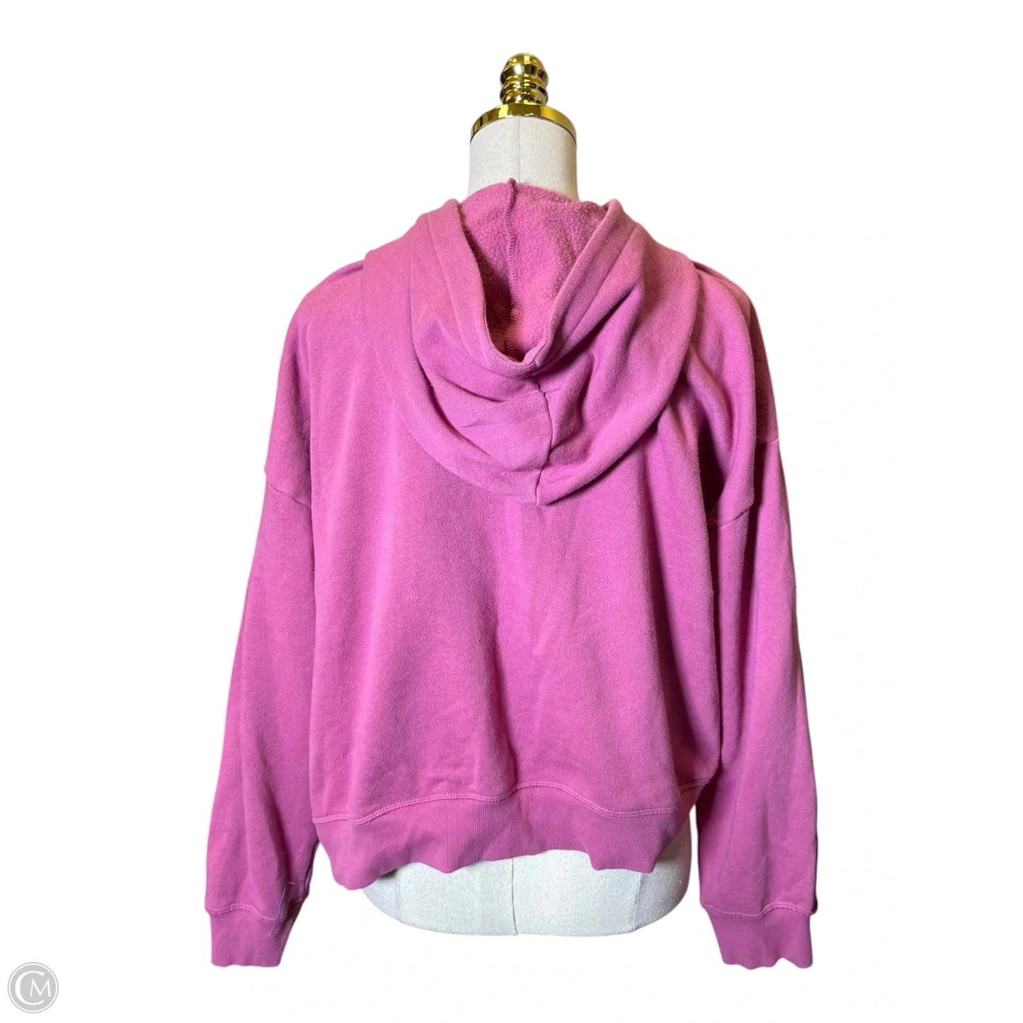 Sweatshirt Hoodie By Pink In Pink, Size: M
