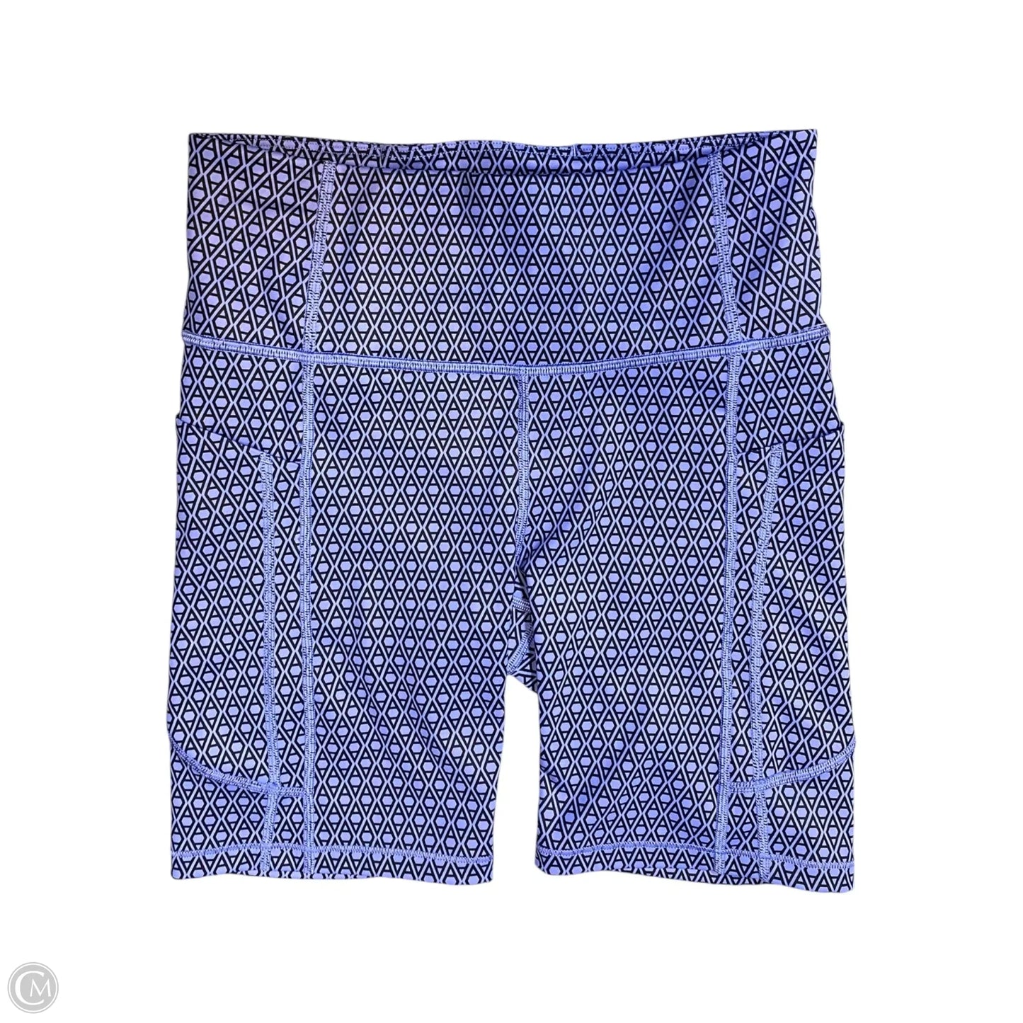 Athletic Shorts By Athleta In Black & Purple, Size: S