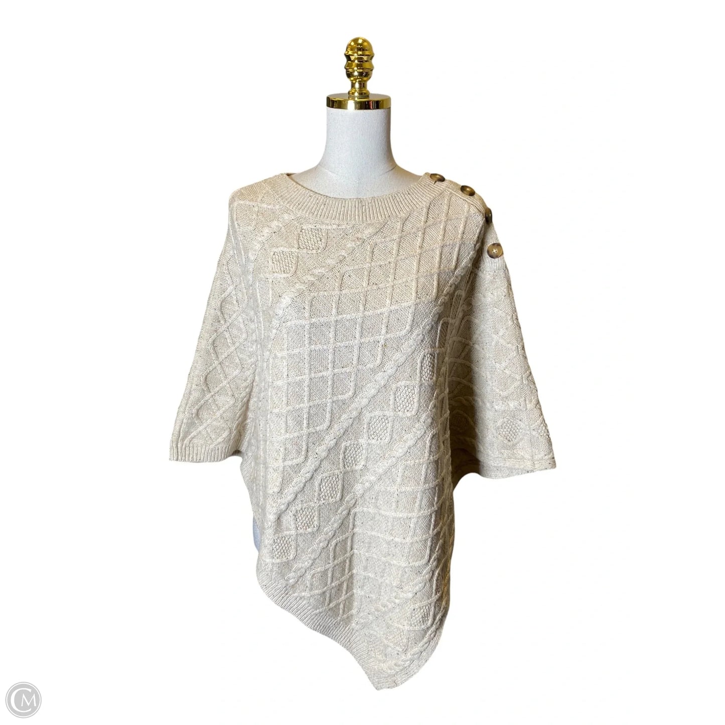 Shawl By J. Jill In Beige, Size: L