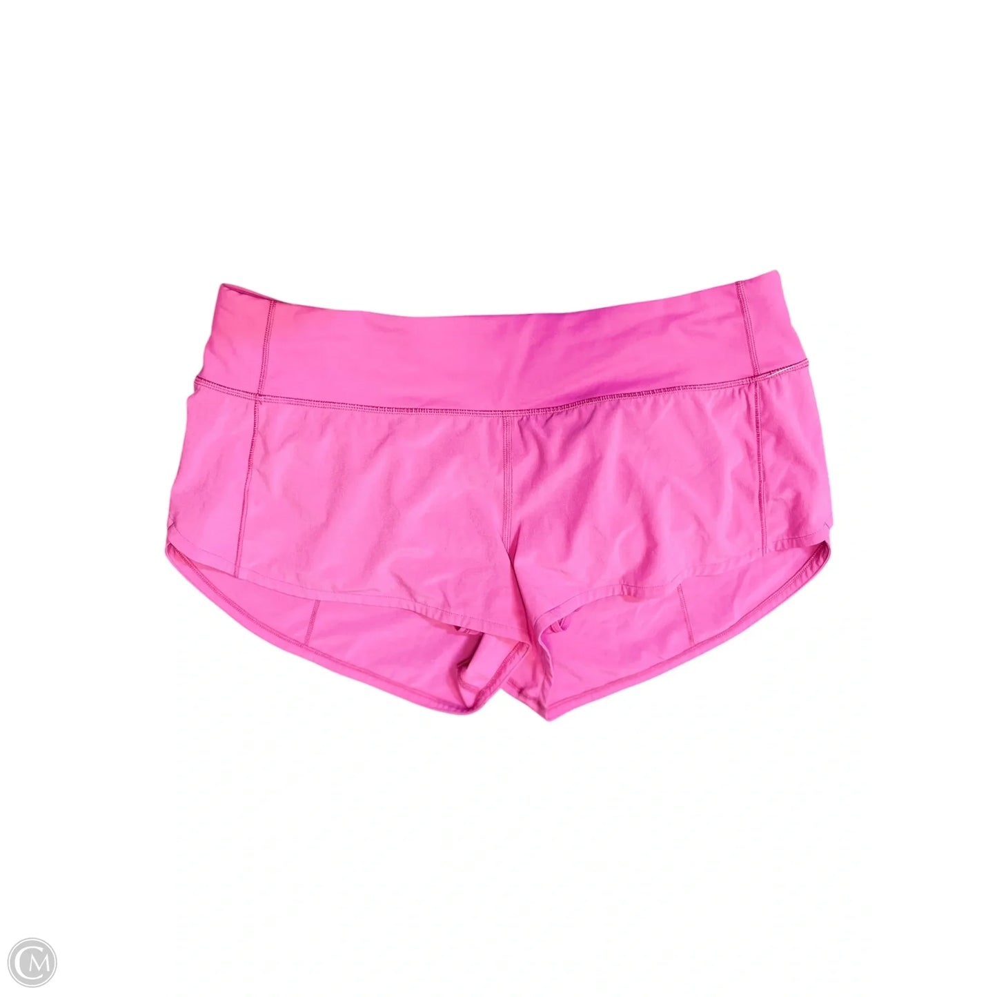 Athletic Shorts By Lululemon In Pink, Size: 8