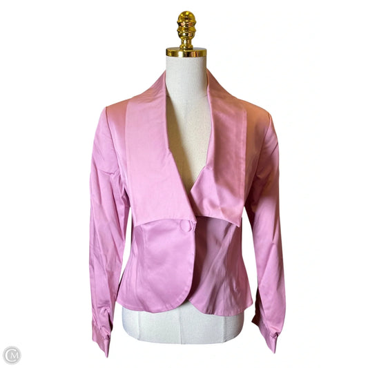 Blazer By Clothes Mentor In Pink, Size: M